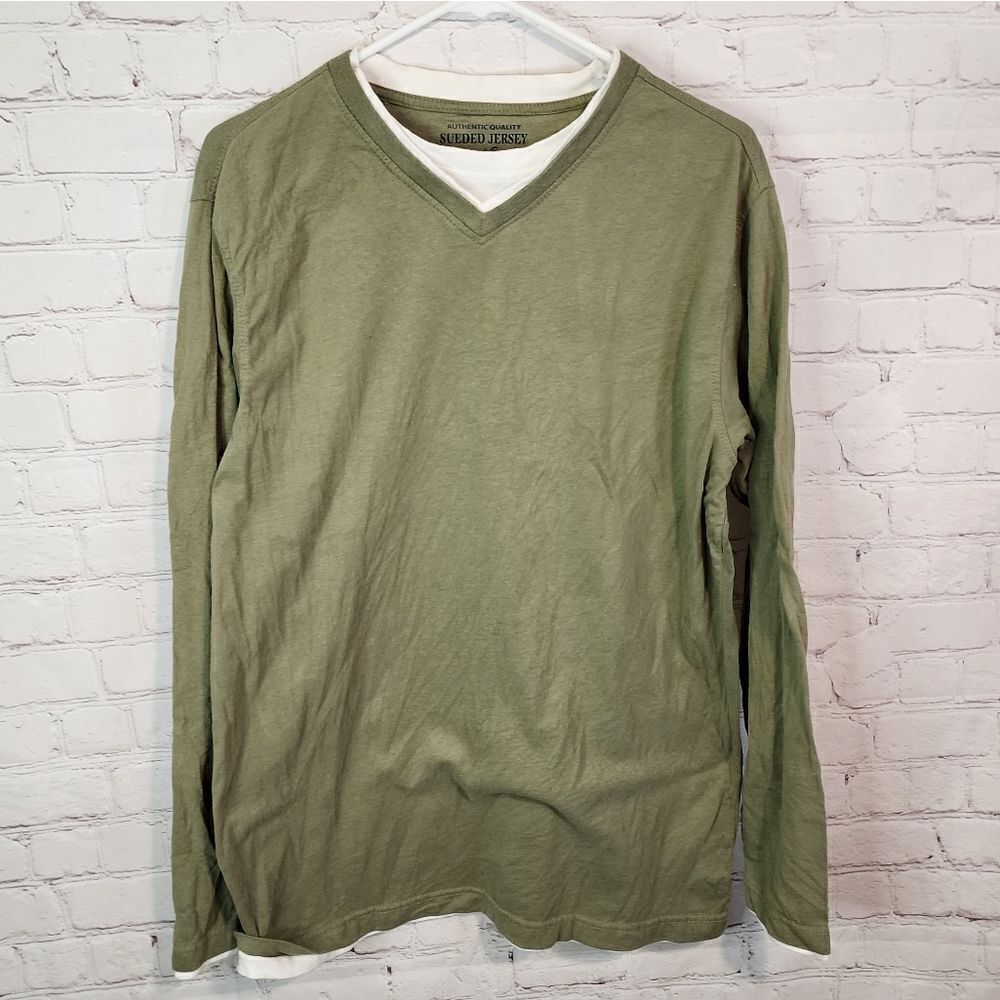 Men's Cactus "sueded jersey" longsleeve shirt, size Medium